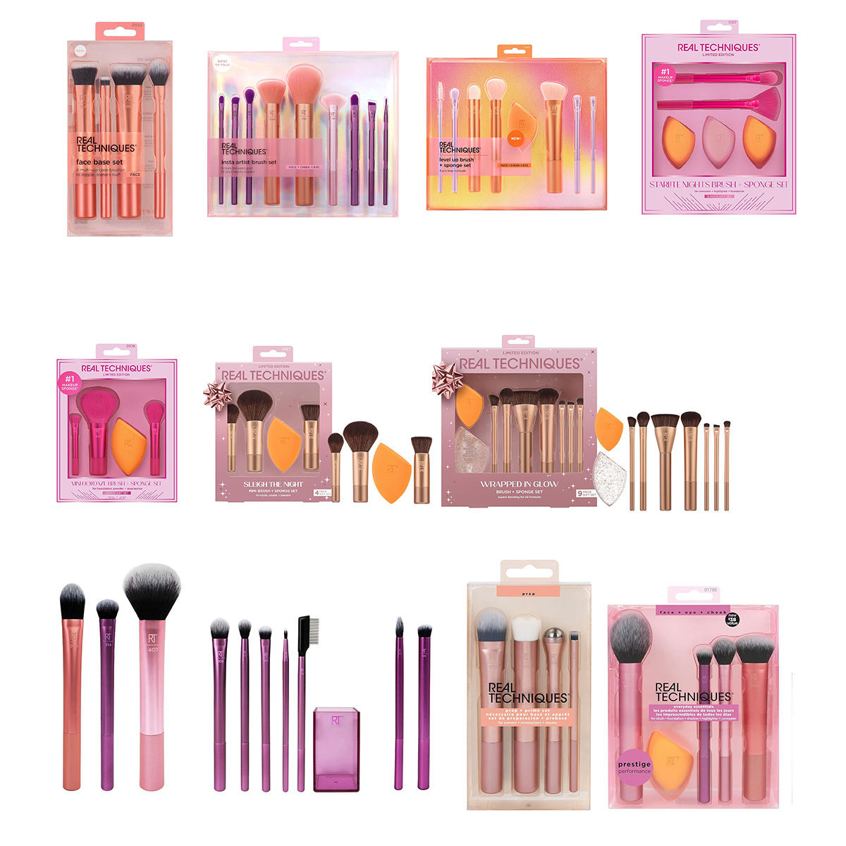 Beauty Makeup Blender - Conjunto completo de pincéis de maquiagem