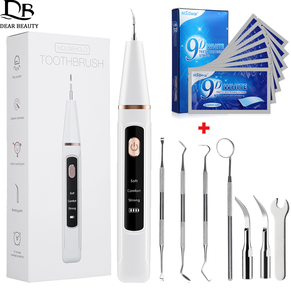 Teeth Whitening Strips - Removedor de cálculo dental ultrassônico e