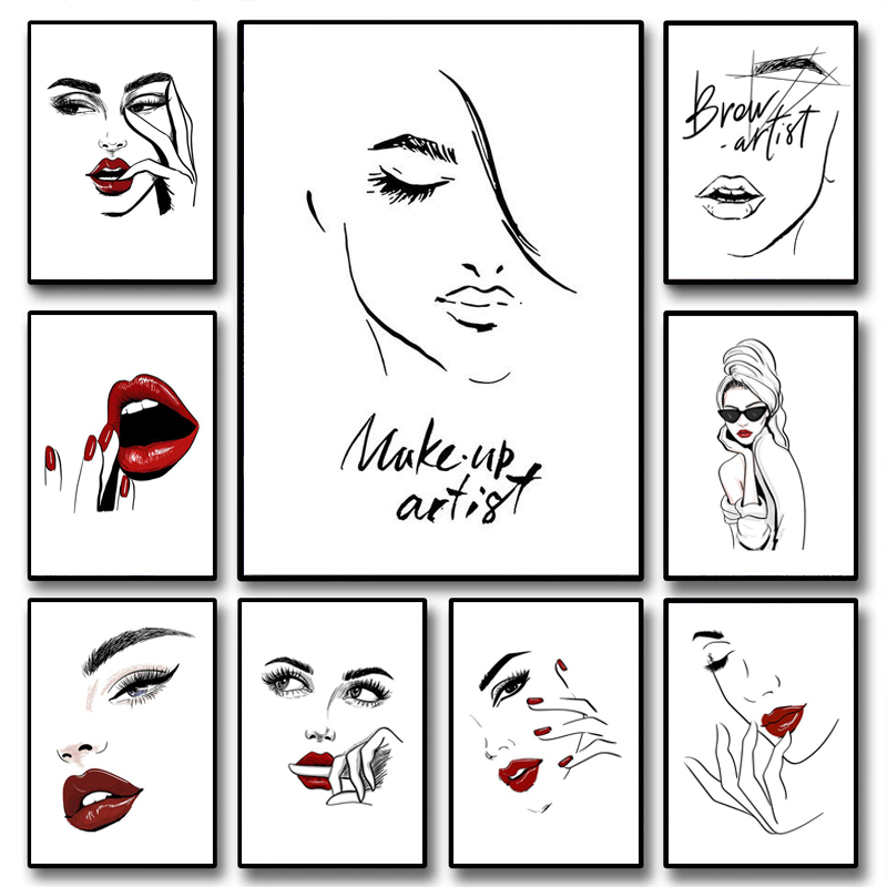 Pôster de Maquiagem Fashion, A - Beauty Makeup Hd avaliação e preço