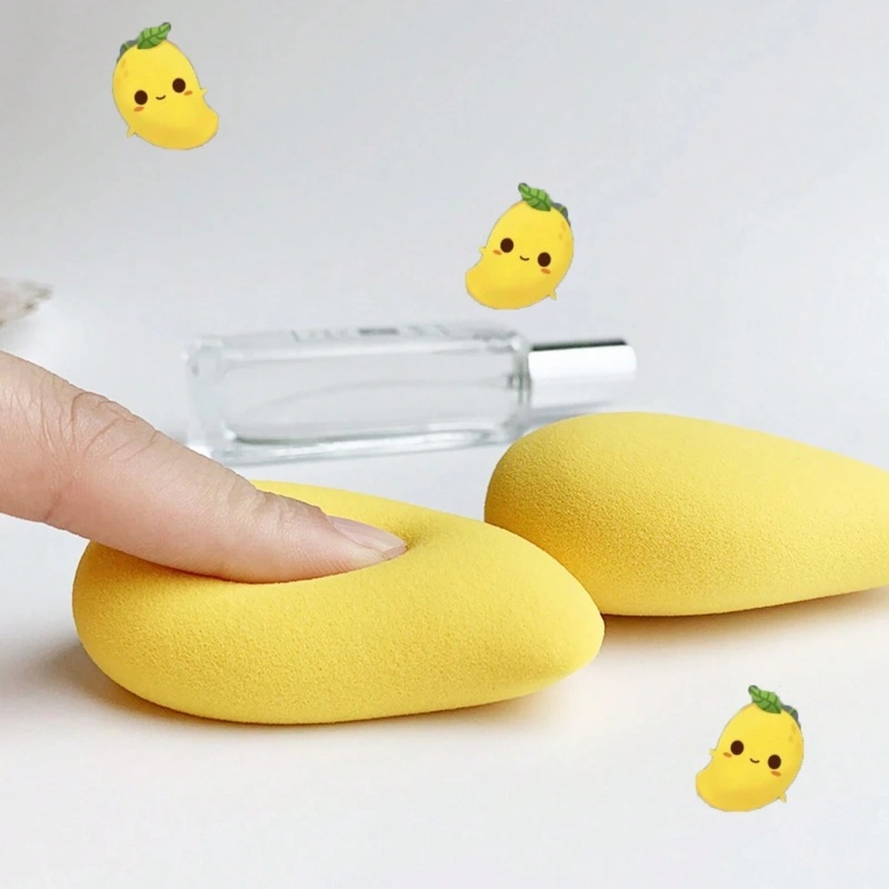 12/2 pçs forma de manga esponj - Beauty Makeup Blender avaliação e preço