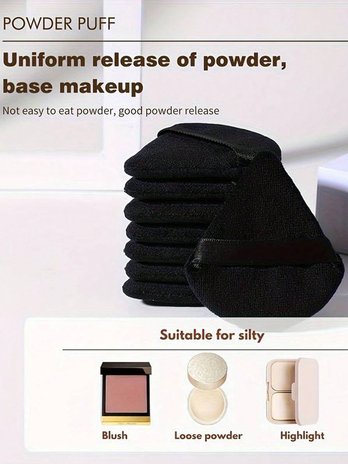 Puffs de Veludo Triangulares 5 - Beauty Makeup Blender avaliação e preço