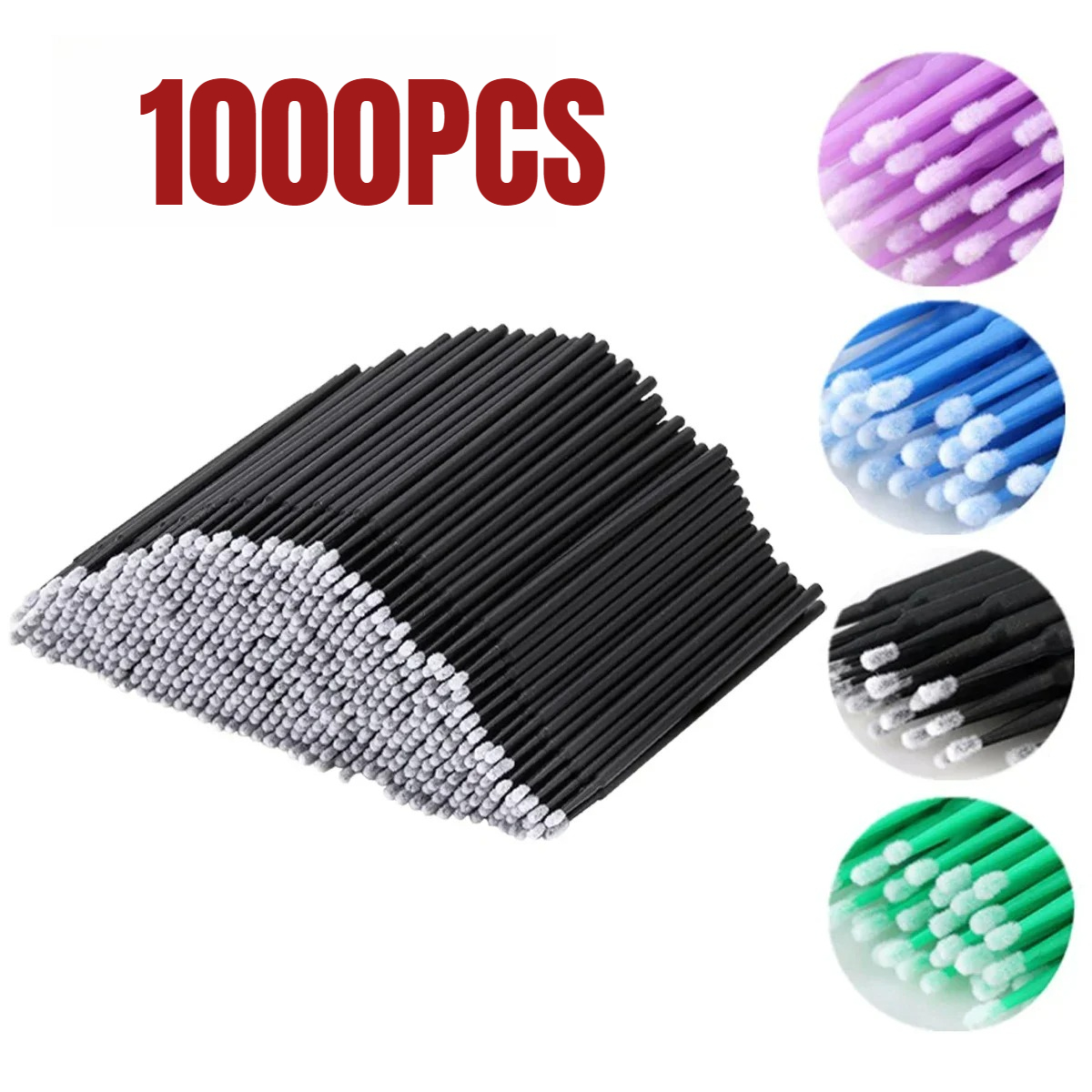 1000/500 pçs escova de limpeza - Beauty For Makeup avaliação e preço
