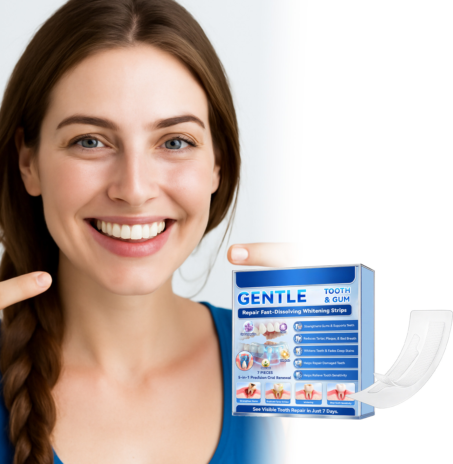 Tiras de Clareamento Dental co - Teeth Whitening Strips avaliação e preço