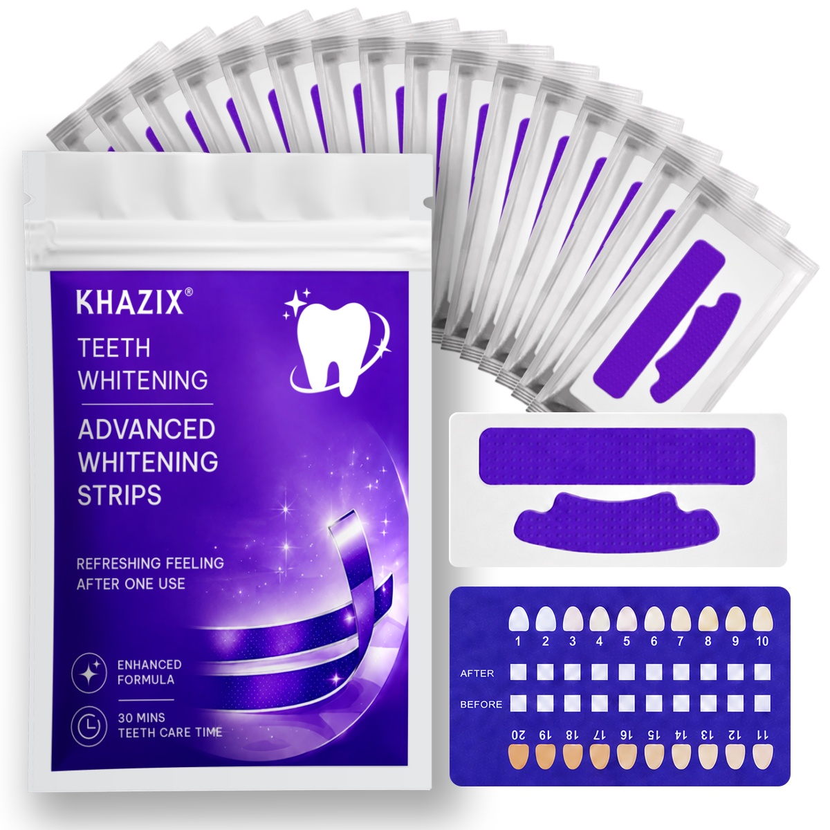 1/7 Pares de Fitas Clareadoras - Teeth Whitening Strips avaliação e preço