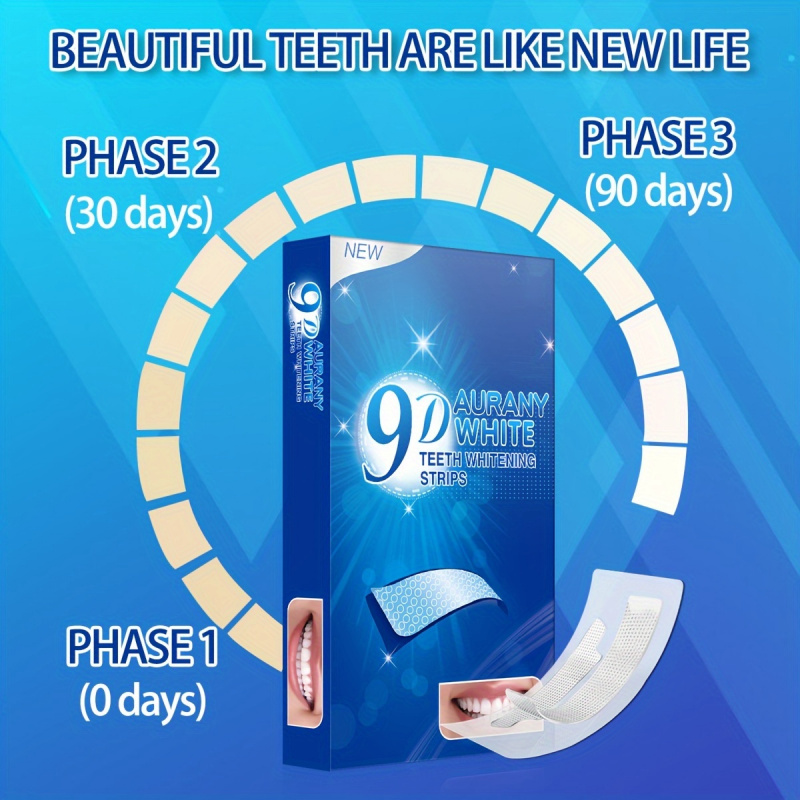21 pares de tiras de clareamen - Teeth Whitening Strips avaliação e preço