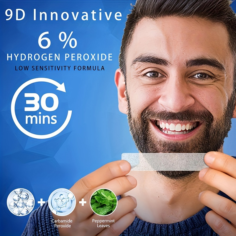 21 pares de tiras de clareamen - Teeth Whitening Strips avaliação e preço