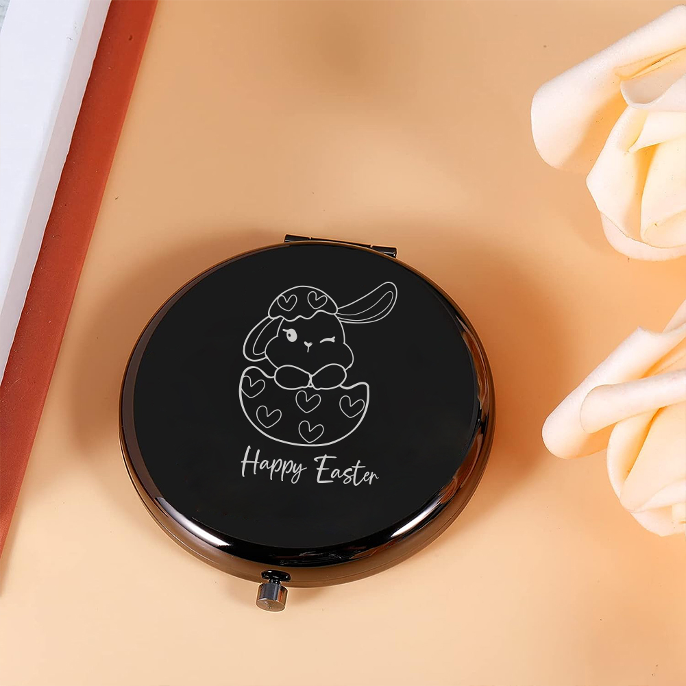 Espelho de bolso com texto per - Beauty For Makeup avaliação e preço
