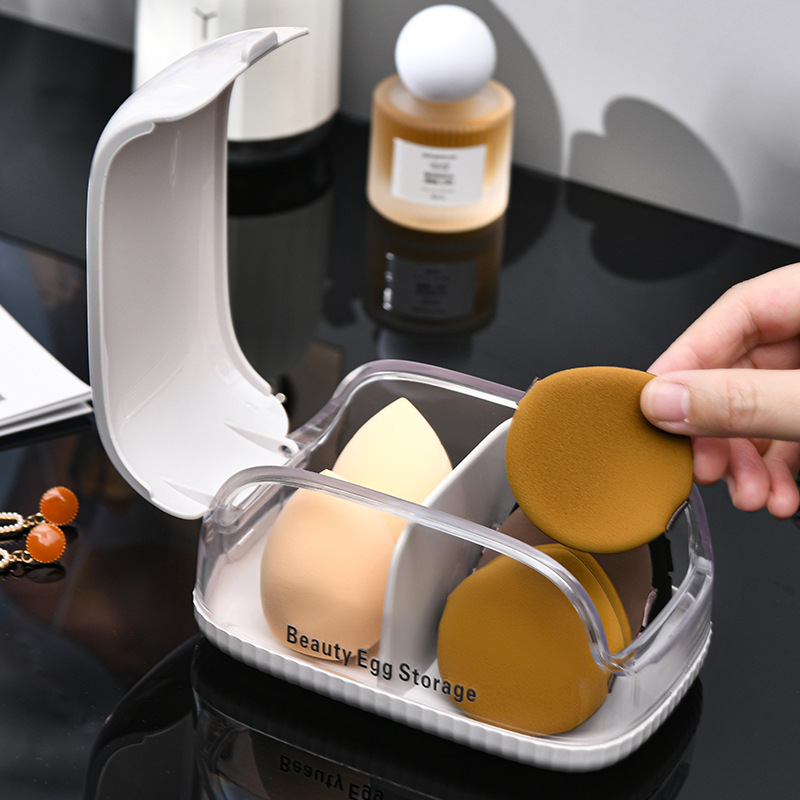 Caixa de armazenamento de espo - Beauty Makeup Blender avaliação e preço