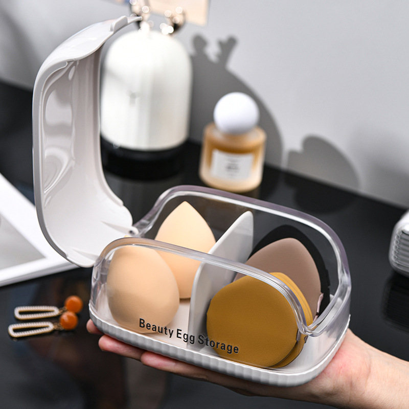 Caixa de armazenamento de espo - Beauty Makeup Blender avaliação e preço
