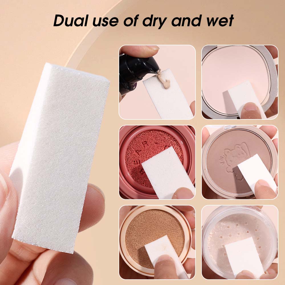 Esponja triangular de látex, e - Beauty Makeup Blender avaliação e preço