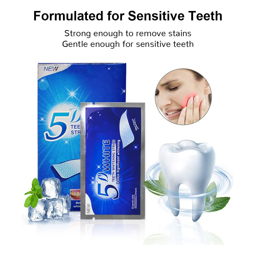 Kit de Clareamento Dental 5D c - Teeth Whitening Strips avaliação e preço