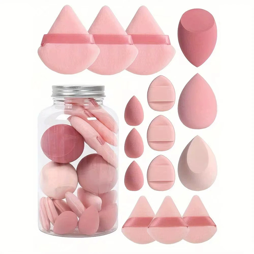 12/15 Peças Esponjas de Maquia - Beauty Makeup Blender avaliação e preço