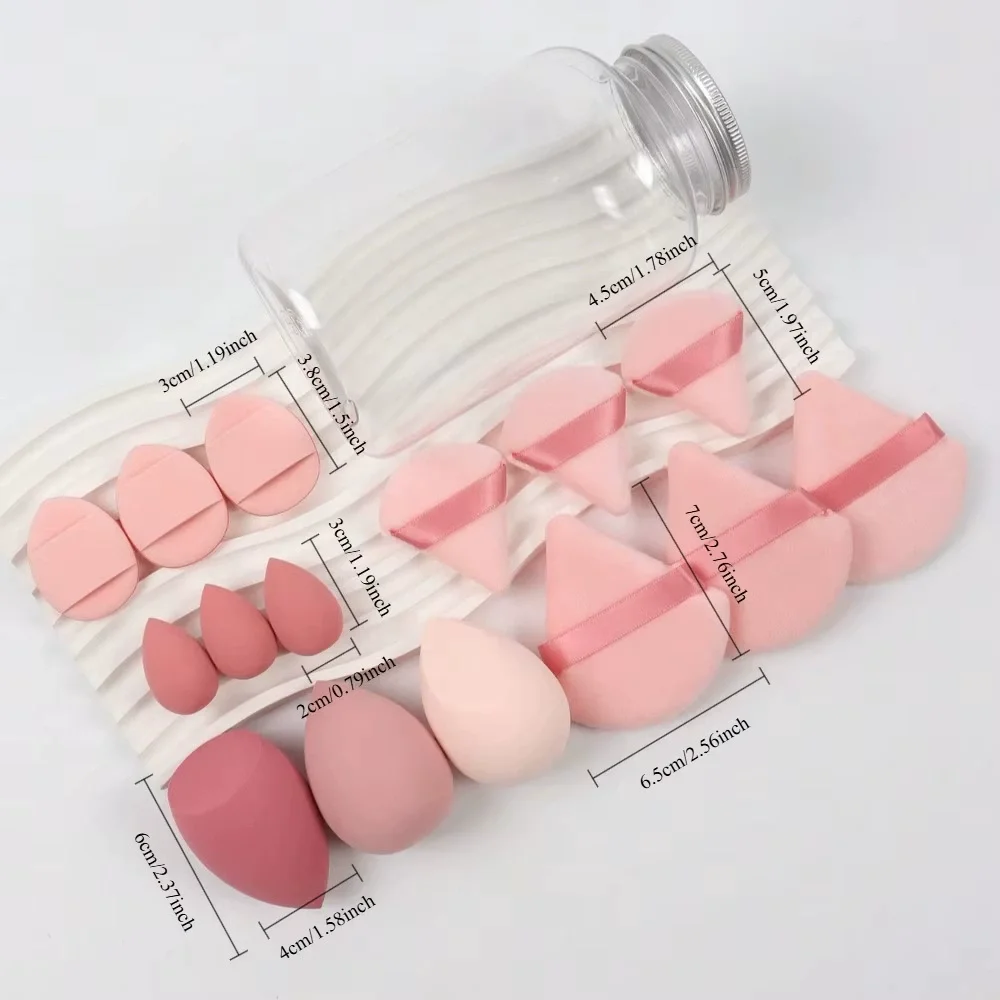12/15 Peças Esponjas de Maquia - Beauty Makeup Blender avaliação e preço
